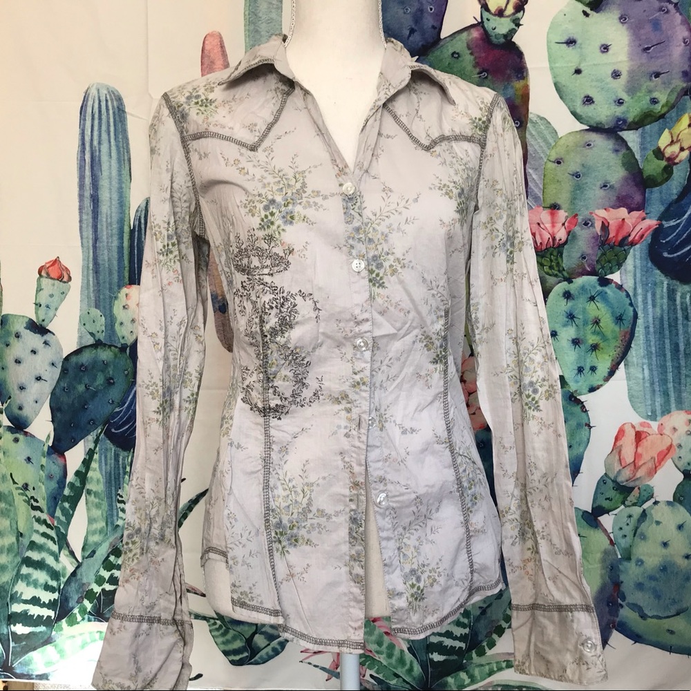 Floral Buttondown